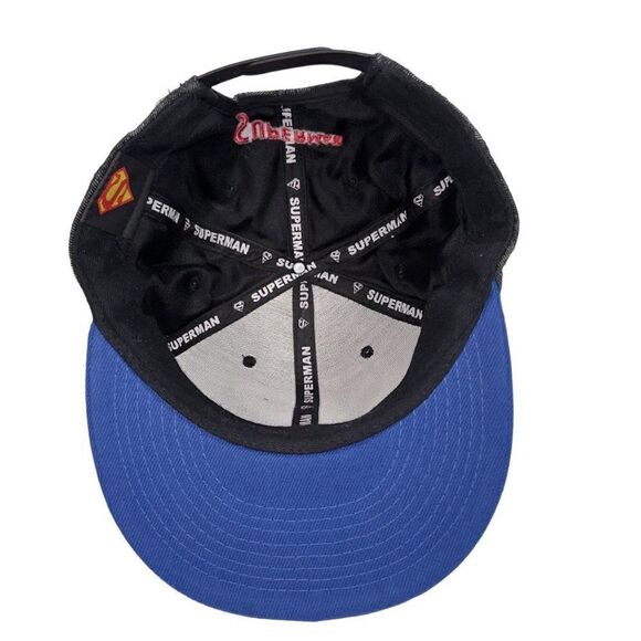Superman Snapback Camo Style Hat Grey / Black / Blue / Red OS - Picture 5 of 7